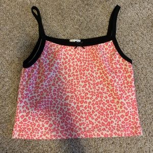 NWOT Brandy pink cheetah tank top